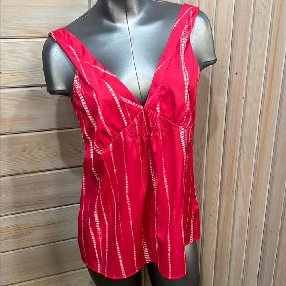 Banana Republic Pink Cream Asymmetrical Embellished Camisole